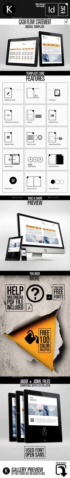 Cash Flow Statement Digital Template u2013 Keboto Templates - cash flow statements Cash Flow Statement Digital Template u2013 Keboto Templates - cash flow statements