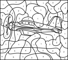 Hard Color By Number Pages
