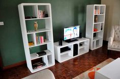 Stewart Bookcase TV Stand in White - 7154149 - Lowest price online ... Stewart Bookcase TV Stand in White - 7154149 - Lowest price online ...