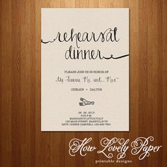 10 best rehearsal dinner invitations images on pinterest rehearsal
