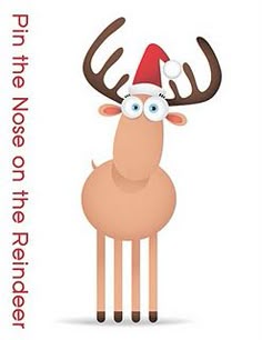 Pin The Nose On Rudolph Template - FREE DOWNLOAD
