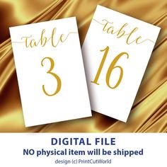 28 Best Printable Wedding Templates Diy Images On Pinterest Modern Table Numbers 4x6 Printable Wedding By Printcutworld Gold Theme Glitter
