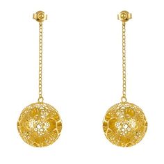 Vintage Ball Dangle Earrings E1