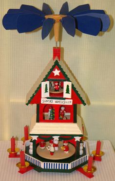 31 best windmill candles images on pinterest windmills carousel wood christmas candle carousel
