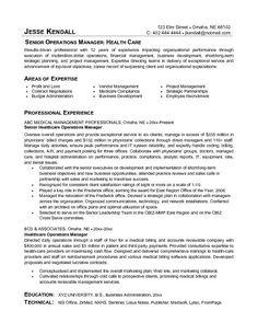 hospital administrator resumes