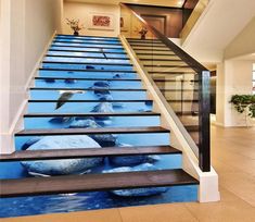 3D Night Forest 847 Stair Risers Decoration Photo Mural Vinyl Decal Wallpaper AU