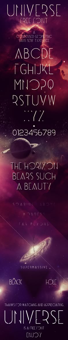 universe fonts