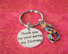 ABA Therapist Appreciation Gifts Autism Autism Teacher Thank You Gifts Autistic Autism Gift Autism Support Gift Thank You for Being Part of Them Keychain