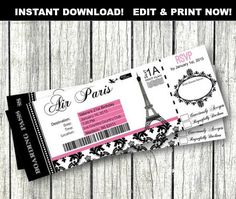 Airline Ticket Template Word Cool Airplane Party Printables Invitations & Decorations Airplane . Airline Ticket Template Word Gorgeous Airplane Party Printables Invitations & Decorations Airplane .
