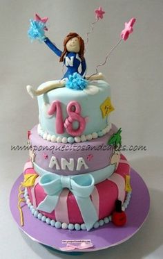 23 Best Cheerleader Cakes Images On Cheerleader Cake Cheerleading Birthday Cakes Brithday Girls