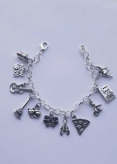 Pentagramme /_ Bead pour Argent Chaîne Européenne Bracelet Breloque /_ Wiccan Pagan Samhain /_ R24