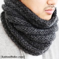 Mens Snood Plaid Cowl Scarf Chunky Tube Scarf by IskraAccessories tuby...