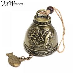 LOVIVER 2pcs Chinese Traditional Buddha Coin Metal Bell Lucky Feng Shui Hanging Charm Wind Chime For Home Graden Patio Lucky Decor Ornaments LOVIVER 2pcs Chinese Traditional Buddha Coin Metal Bell Lucky Feng Shui Hanging Charm Wind Chime For Home Graden Patio Lucky Decor Ornaments