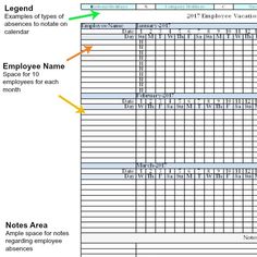 free excel leave tracker template updated for 2018 employee