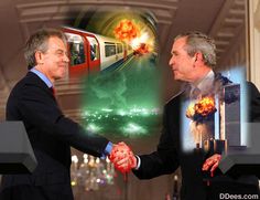 Image result for bush blair terror shaking hands images