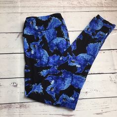 Lularoe NWT LEGGINGS TALL /& CURVY TC Movie Theater Pop Corn Black /& White