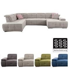 Sofa Elis Mini mit Bettkasten Couch Modern Ausklappbar Schlafsofa Polstersofa