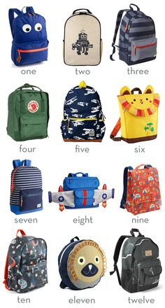Jenzys Boys Fox Mini Toddler Backpack Bag For Preschool or Kindergarden