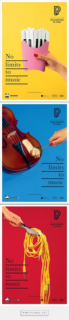 Concepto: devorar la música, campaña para la filarmónica de parís - created via https://pinthemall.net Creative Advertising, Creative Ads, Advertising Design, Creative Design, Art Direction Advertising, Advertising Ideas, Graphic Design Branding, Graphic Poster