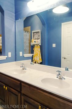 Bathroom Mirror Makeover bathroom mirror makeover before and after - ask anna | best of Bathroom Mirror Makeover bathroom mirror makeover before and after - ask anna | best of