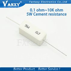 100 pcs 0,5 watt Carbon Film résistance 0,5 W Résistances 100R à 8,2 kohm gamme FF