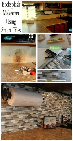 Kitchen Backsplash Easy kitchen update!} smart tile backsplash | smart tiles, kitchens and Kitchen Backsplash Easy kitchen update!} smart tile backsplash | smart tiles, kitchens and
