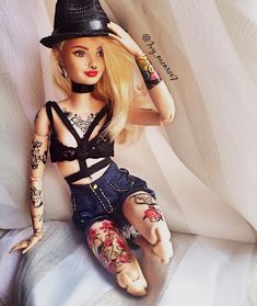 tatted up barbie