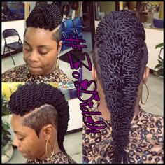 27 Best Senegalese Twist With Shaved Side Images On Pinterest In Crochet Senegalese Twist Hairstyles Mohawk African Twists