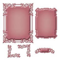 Crafts Rectangle With Oval Frame Lin and Lene Die Joy