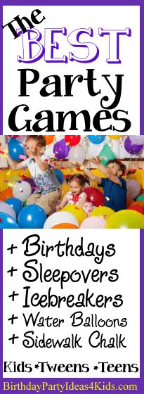 birthday party games for a 12 year old boy birthday party games