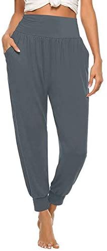 MUMUBREAL Womens Yoga Sweatpants Loose Athletic Workout Joggers Comfy Harem Lounge Pants with Pockets