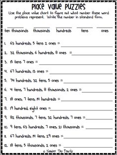 reading and writing numbers in expanded form standard form and numbers in written form