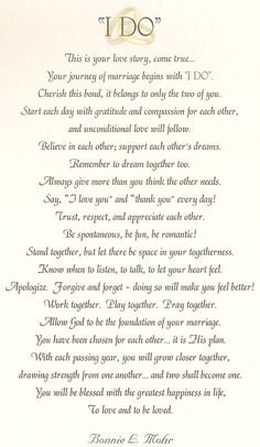 Beautiful Rehearsal Dinner Prayer Other Wedding Stuff Non Decor I Would Have The Priest Read This Before We Day Our Vows Or Say Wedding