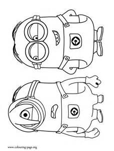 Cartoon Coloring Despicable Me Pages Free Minion