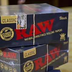 2pk New WIZ KHALIFA Raw King Size Slim Rolling Papers & Tips Limited Edition 2pk New WIZ KHALIFA Raw King Size Slim Rolling Papers & Tips Limited Edition