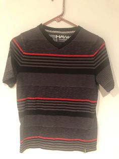 NEW BOYS LARGE 14 16 QUIKSILVER QUIK RED HEATHER GRAPHIC T TEE SHIRT SS CREW