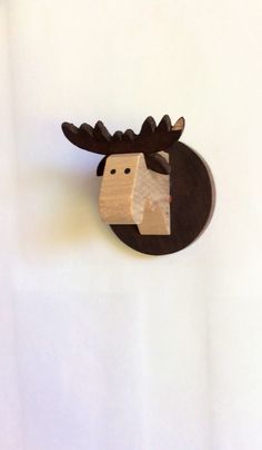 Plush Animal 7003 NEW Teddykompaniet Sweden One 4/" Moose with Magnet Feet