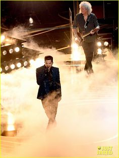 Adam Lambert Queen Team Up To Open Oscars 2019 Watch Adam Lambert Queen With Adam Lambert Brian May