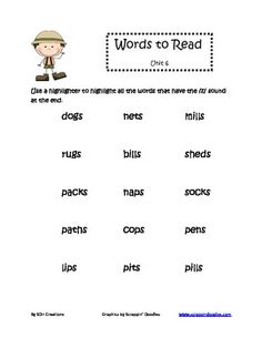 words that end in s