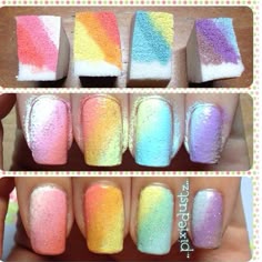 41 Best Sponge Nails Images In 2018 Nail Art Pretty Diy Ly The Nail Polish To Sponge Two Times Waiting Completely For First Coat