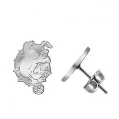 Cincinnati Bearcats Heart Stud Earring See Image on Model for Size Reference Cincinnati Bearcats Heart Stud Earring See Image on Model for Size Reference