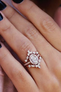 Diamond Stackable Wedding Band or Anniversary Ring Set with 0.18 ct H color I1 clarity Made in 14K White or Yellow Gold