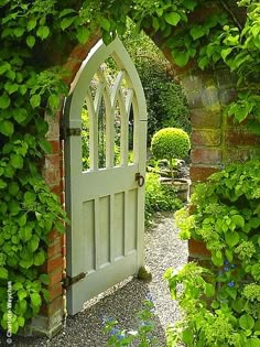 The Galloping Gardener: "Must See" British gardens - Wollerton Old Hall, Shropshire Gardening, Garden Paths, Shaded Garden, Garden Doors, Garden Gates, Garden Entrance, Garden Gates And Fencing, Outdoor Gardens, Garden Gate Design