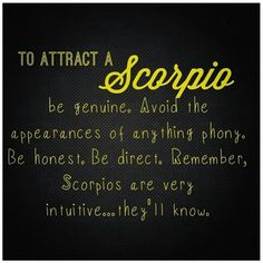 How to impress a scorpio girl