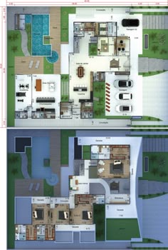 Projeto de mansão contemporânea - Projetos de Casas, Modelos de Casas e Fachadas de Casas