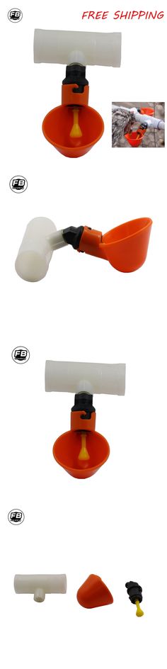 Automatic Pet Feeder Chicken Quail Poultry Bird Pheasant Feed Water Tool EL