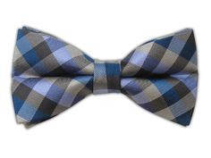 Kids Cotton Formal Necktie Tie Modern Checker Gingham Pattern Light Bright Colors 2 1//2 Width