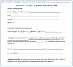 credit card authorization letter template