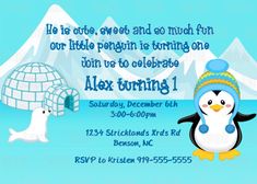 winter party invite template