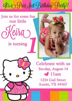 1st birthday invitation templates free printable